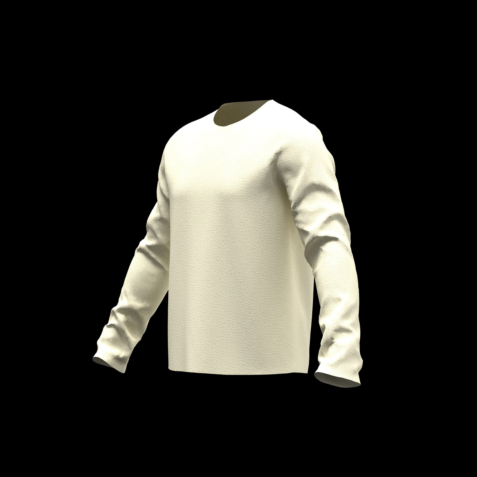 Men's Sloper Knit Shirt Slim Fit Size 40 - 3D Garment CLO3D Marvelous Designer ZPAC ZPRJ File Download Digital Virtual Fashion Pattern