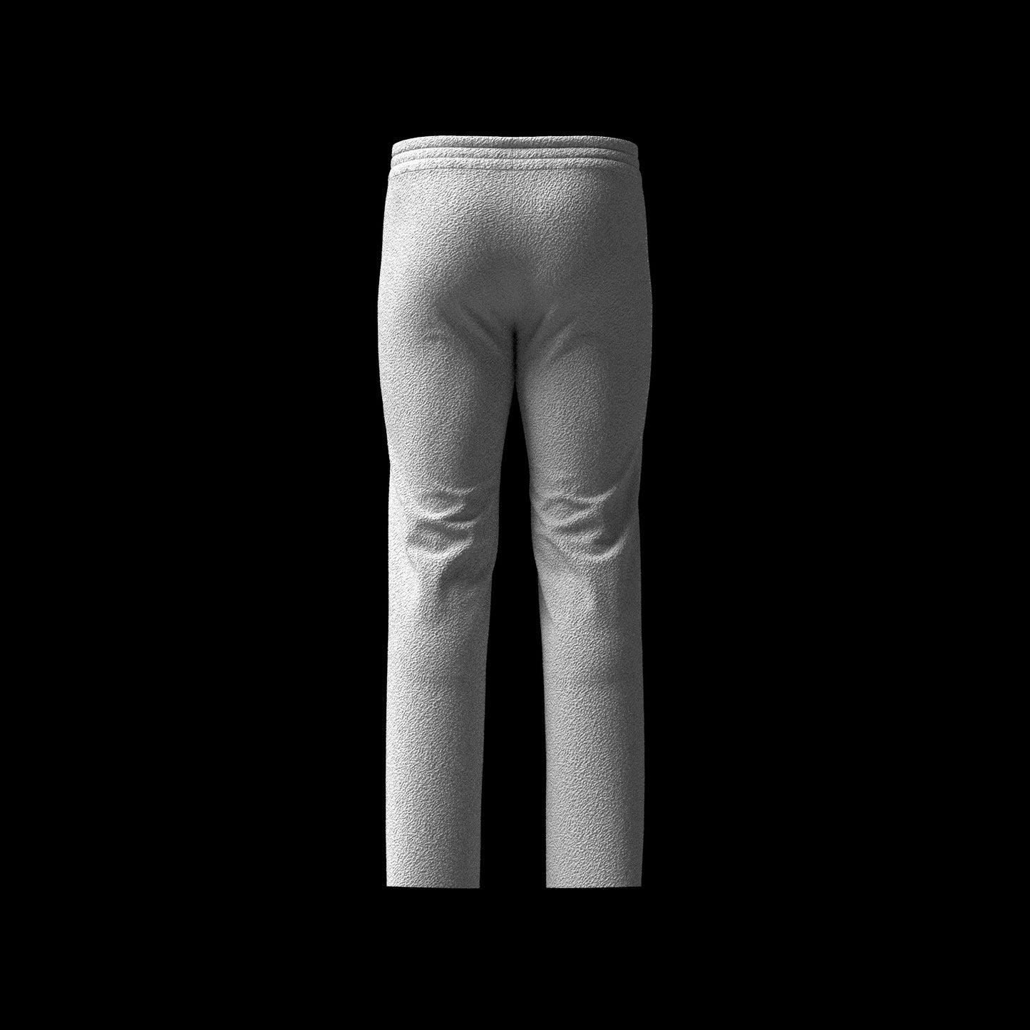 Mens Sweatpants 3D Garment for CLO3D Marvelous Designer ZPAC ZPRJ File Download Digital Virtual Fashion 2D Pattern