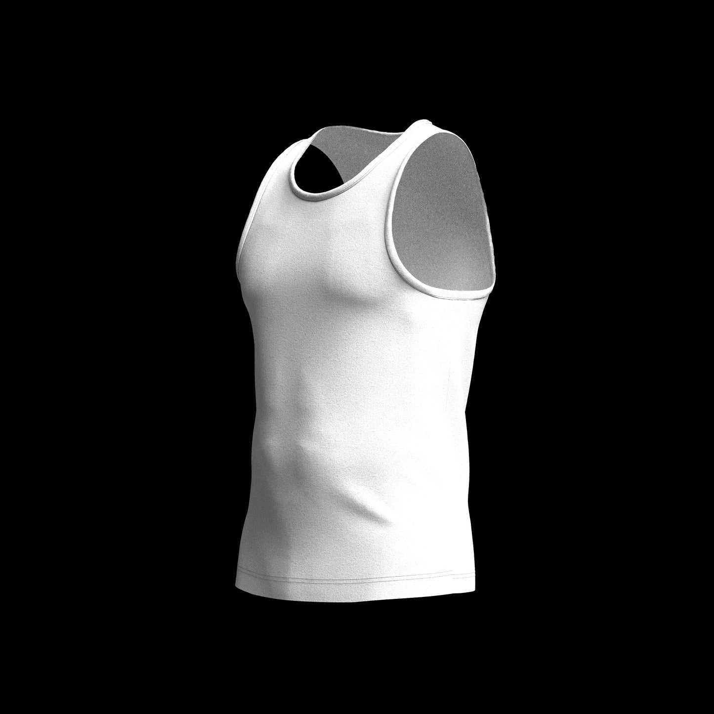 Free 3D Garment for CLO3D Marvelous Designer ZPAC ZPRJ File Download Digital Virtual Fashion 2D Pattern Mens Tank Top Undershirt Underwear