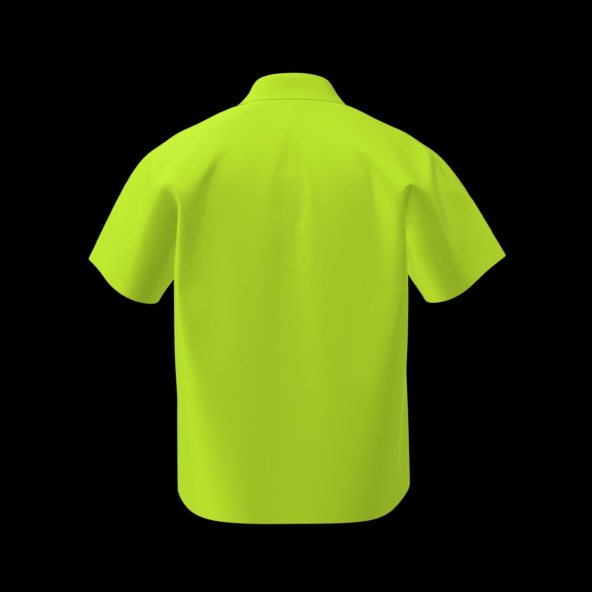 Men's Vintage Vacation Shirt 3D Garment Project File for CLO3D back