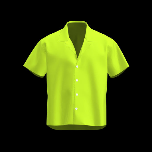 Men's Vintage Vacation Shirt 3D Garment Project File for CLO3D