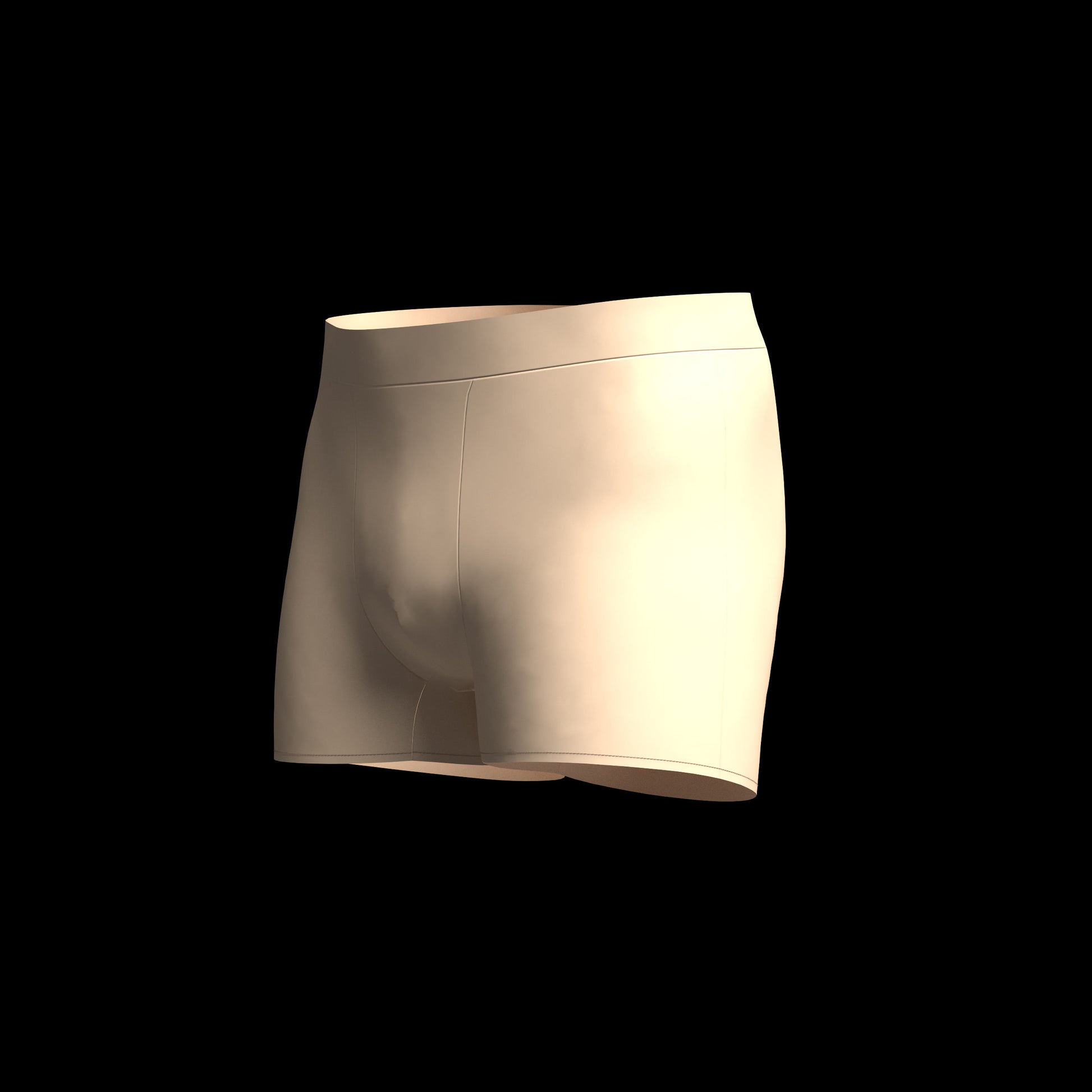 Free Mens Boxer Briefs 3D Garment for CLO3D Marvelous Designer ZPAC ZPRJ File Download Digital Virtual Fashion 2D Pattern