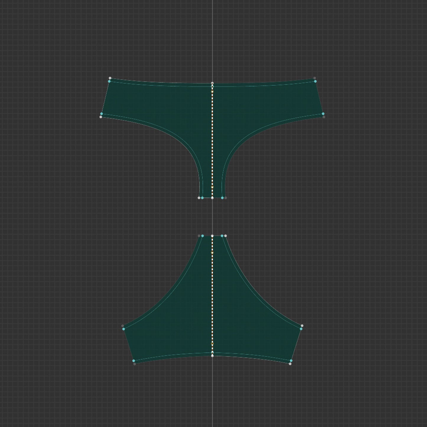 Free 3D Garment for CLO3D Marvelous Designer ZPAC ZPRJ File Download Digital Virtual Fashion 2D Pattern Womens Briefs Underwear