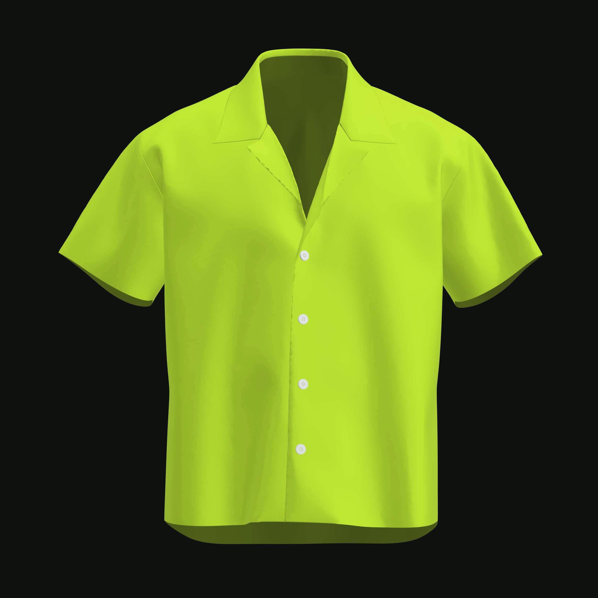 Men's Vintage Vacation Shirt 3D Garment Project File for CLO3D video