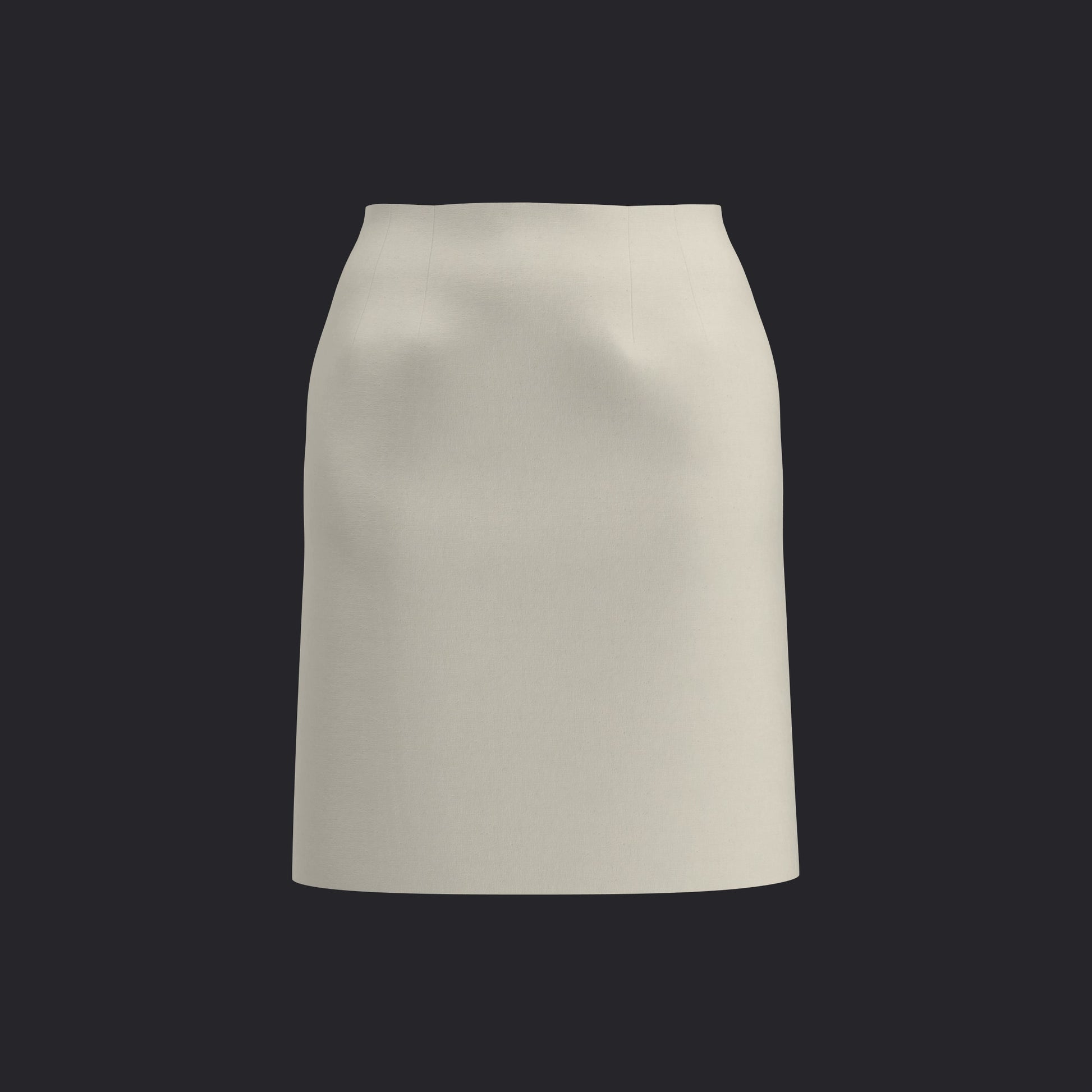 Women’s Skirt Sloper Size 8 - 3D Garment CLO3D Marvelous Designer ZPAC ZPRJ File Download Digital Virtual Fashion 2D Pattern Dress Pencil