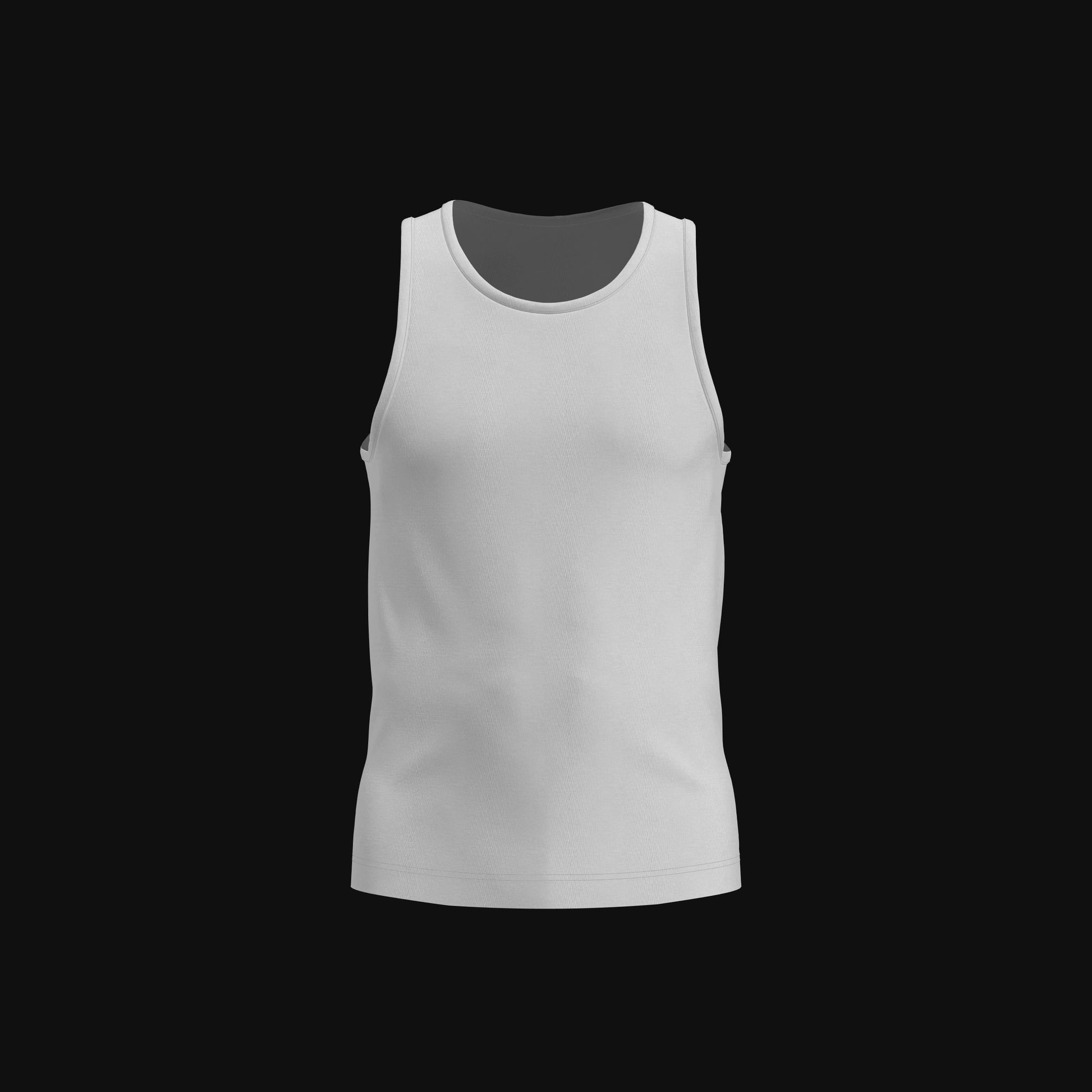 Free 3D Garment for CLO3D Marvelous Designer ZPAC ZPRJ File Download Digital Virtual Fashion 2D Pattern Mens Tank Top Undershirt Underwear